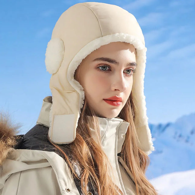 Lentäjäpipo / Miesten & Naisten - Beige