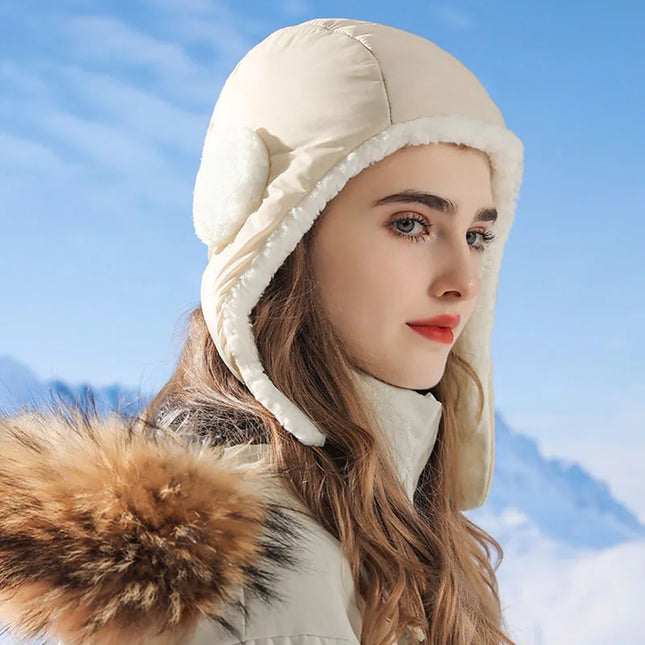 Lentäjäpipo / Miesten & Naisten - Beige