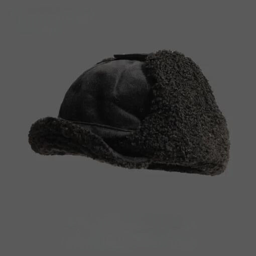 Sherpa-Vuorattu Vakosamettilentäjähattu / Naisten - Musta-330