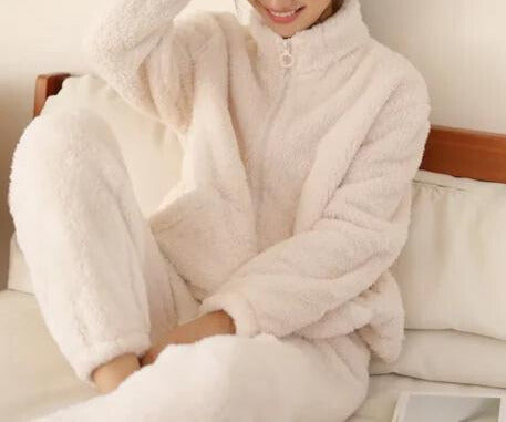 Sherpa-Pyjama - Beige