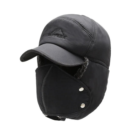 Sherpa-Turkisvuorattu Korvaläpällinen Lakki / Miesten - Harmaa