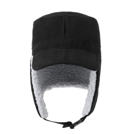 Sherpa-Vuorattu Korvaläpällinen Lakki / Miesten & Naisten - Musta