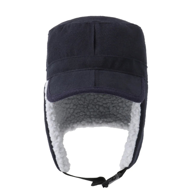 Sherpa-Vuorattu Korvaläpällinen Lakki / Miesten & Naisten - Tummansininen