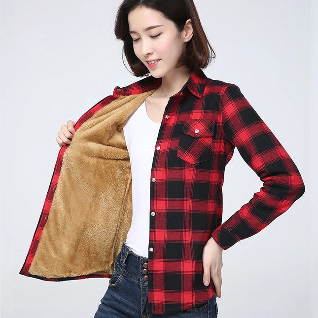 Mens Sherpa Lined Flannel Shirt