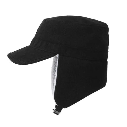Sherpa-Vuorattu Korvaläpällinen Lakki / Miesten & Naisten - Musta