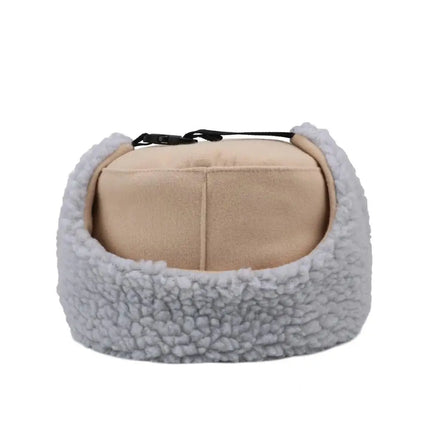 Sherpa-Vuorattu Korvaläpällinen Lakki / Miesten & Naisten - Beige