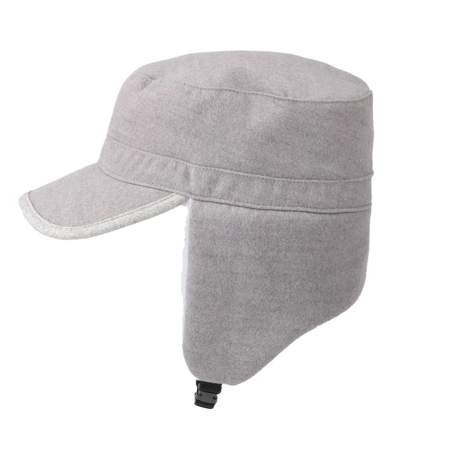 Sherpa-Vuorattu Korvaläpällinen Lakki / Miesten & Naisten - Vaaleanharmaa