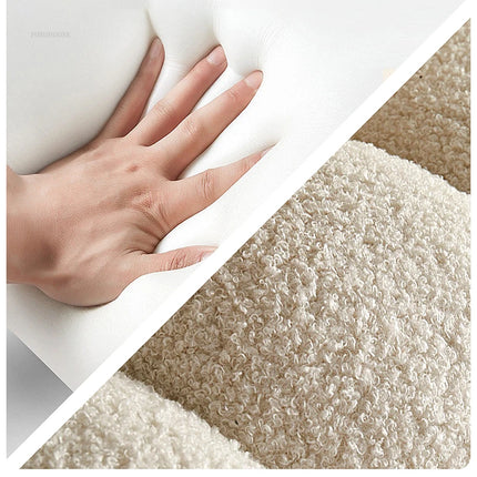 Sherpa-Pyöreä Jalkatuki / 3 Kokoa - Valkoinen