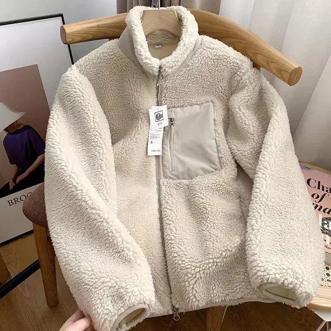 Knitted Fleece Jacket