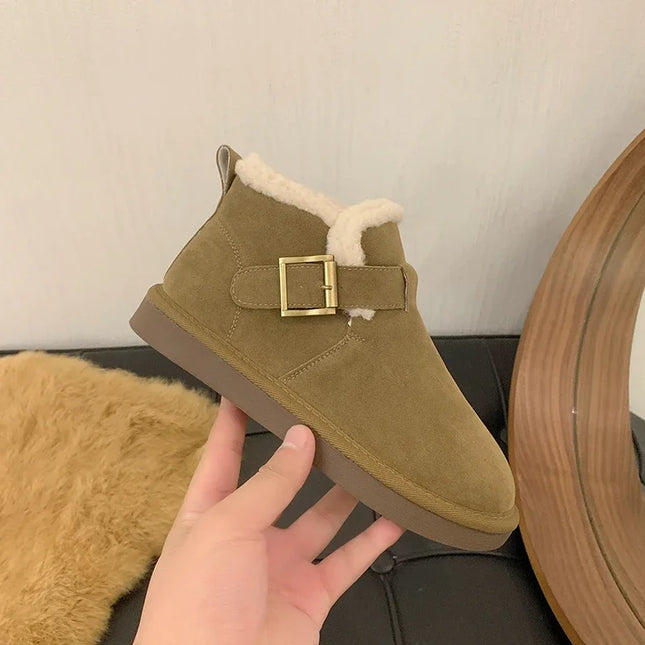 Soljella Varustetut Sherpa-Vuoratut Nilkkurit / Naisten - Khaki