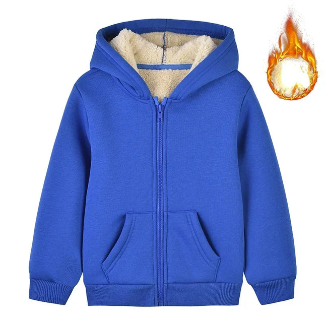 Sherpa Lined Zip Hoodie