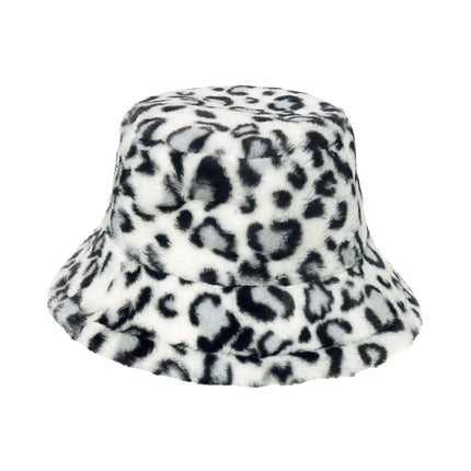 Sherpa-Kalastushattu Eläinkuvio / Naisten Musta & Valkoinen