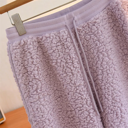 Sherpa-Pyjama Naisten - Liila