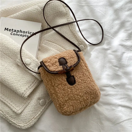 Sherpa-Minilaukku - Beige