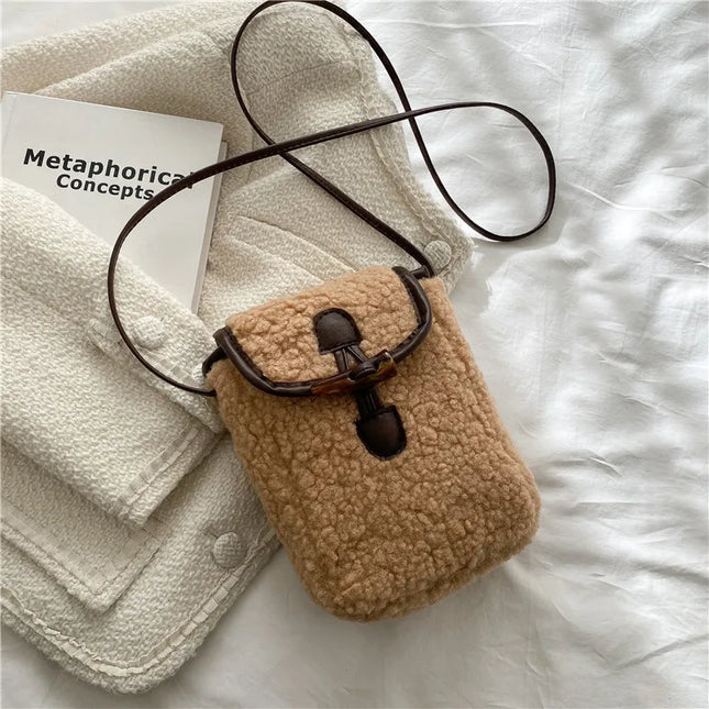 Sherpa-Minilaukku - Beige