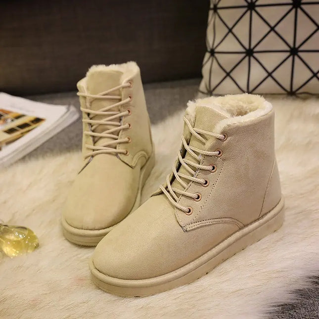 Sherpa-Vuoratut Nilkkurit / Naisten - Beige