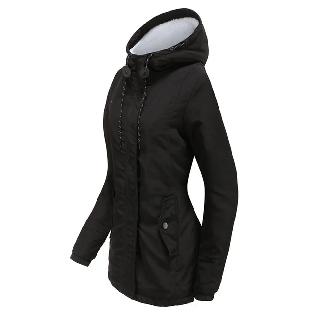 Sherpa-Parka / Naisten - Musta