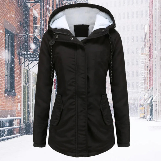 Sherpa-Parka / Naisten - Musta