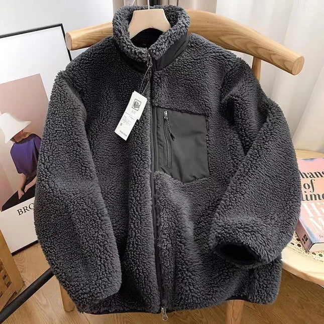Sherpa-Vetoketjutaskutakki / Naisten - Tummanharmaa