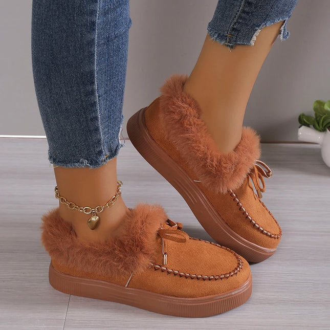 Sherpa-Vuoratut Loaferit / Naisten - Ruskea