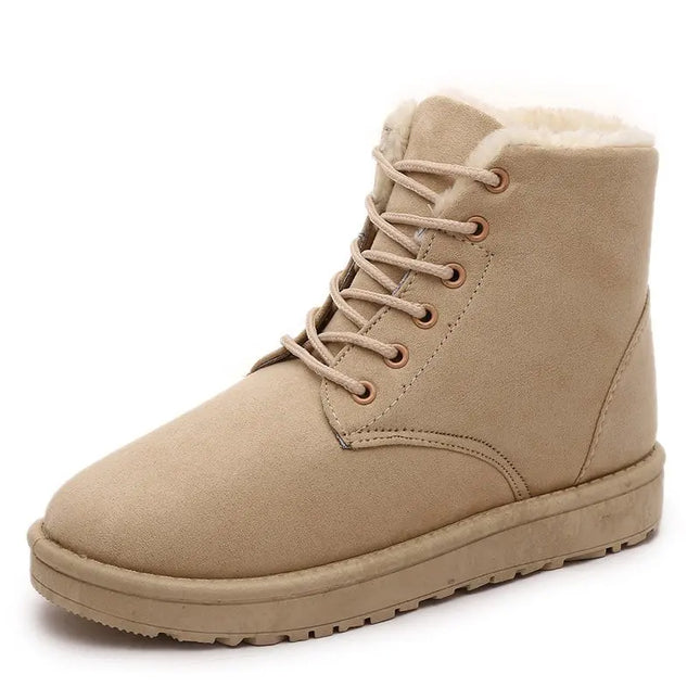 Sherpa-Vuoratut Nilkkurit / Naisten - Beige