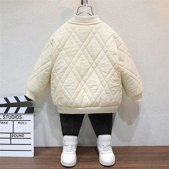Sherpa-Vuorattu Takki / Lasten - Beige