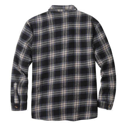 Sherpa-Vuorattu Ruudullinen Paitamekko / Miesten - Musta-1274