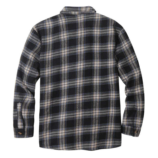 Sherpa-Vuorattu Ruudullinen Paitamekko / Miesten - Musta-1274