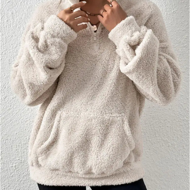 Sherpa-Pusero / Naisten - Beige