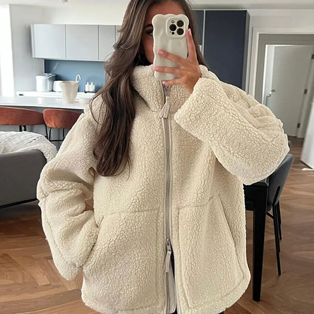 Sherpa Lined Hoodie Womens