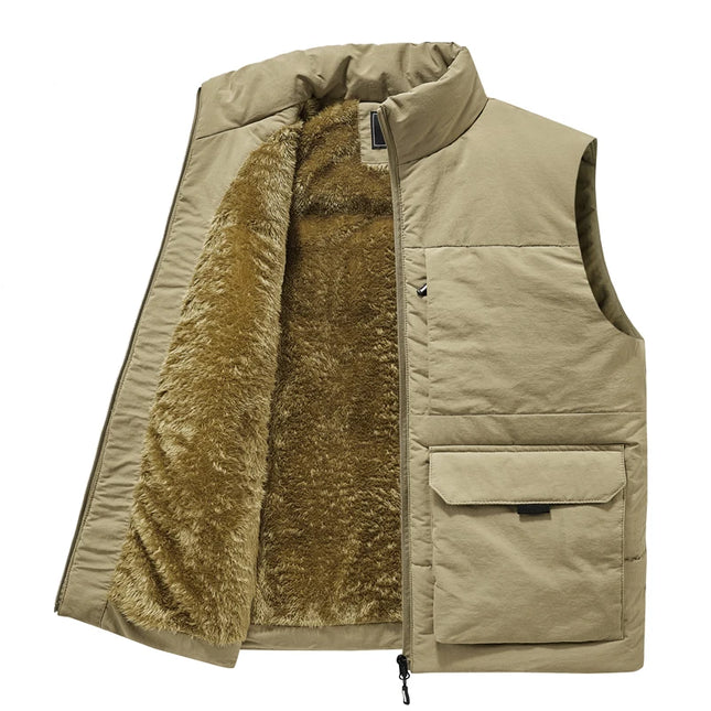 Sherpa-Vuorattu Liivi / Miesten - Beige