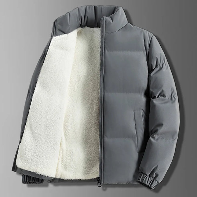 Sherpa-Vuorattu Toppatakki / Miesten - Harmaa