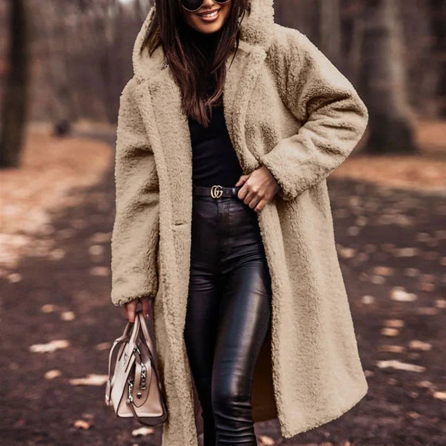 Sherpa-Puolitakki / Naisten - Beige