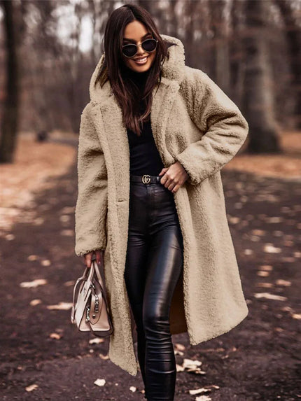 Sherpa-Puolitakki / Naisten - Beige