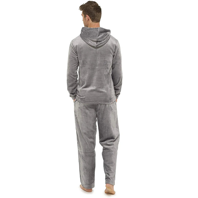 Sherpa-Pyjama / Miesten - Harmaa