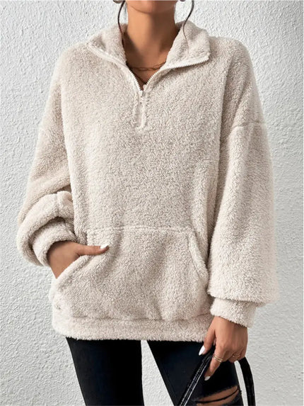 Sherpa-Pusero / Naisten - Beige