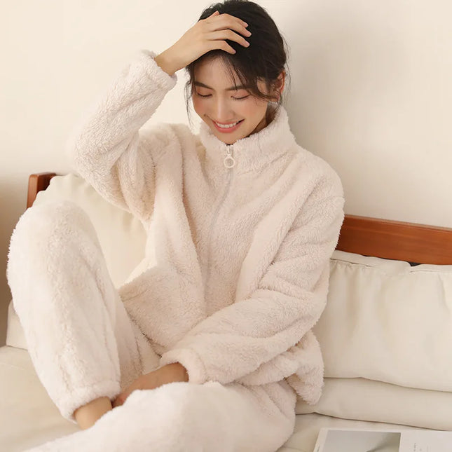 Sherpa-Pyjama - Beige