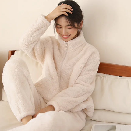 Sherpa-Pyjama - Beige