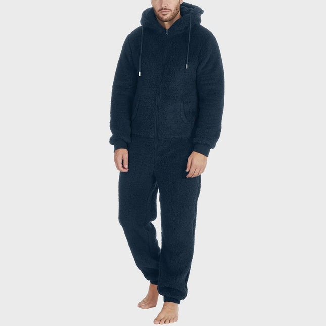 Sherpa-Pyjama / Miesten - Tummansininen