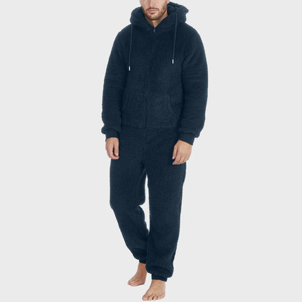 Sherpa-Pyjama / Miesten - Tummansininen