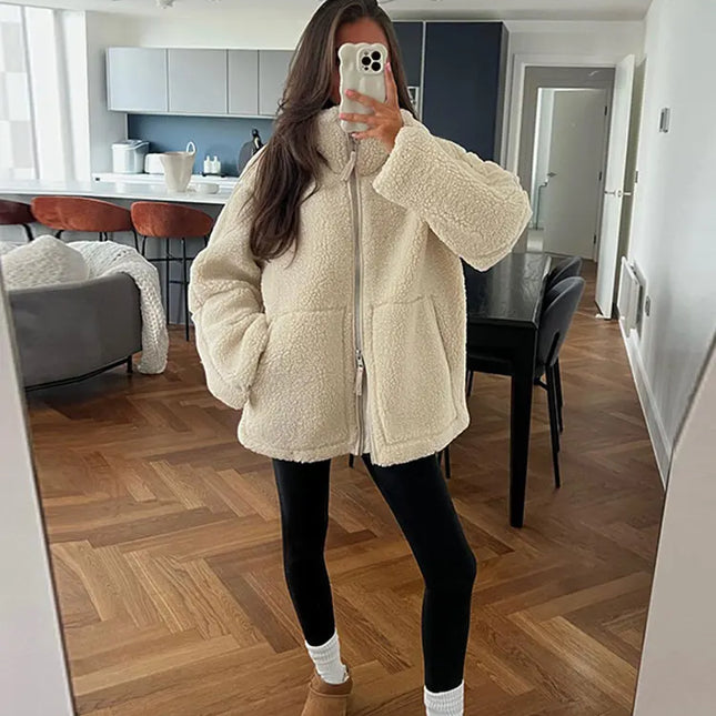 Sherpa Lined Hoodie Womens