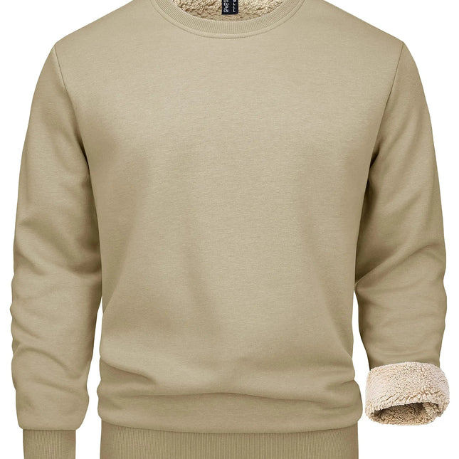 Sherpa-Pyöreäkauluscollegepaita / Miesten - Beige-1363