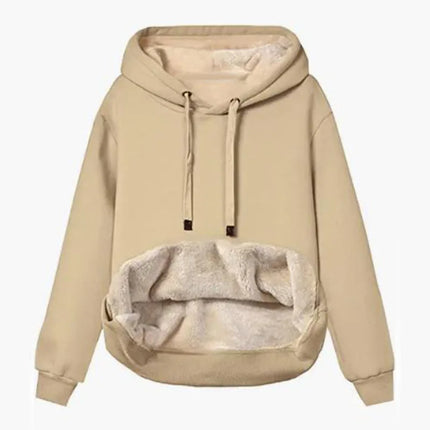 Sherpa Hoodie Beige