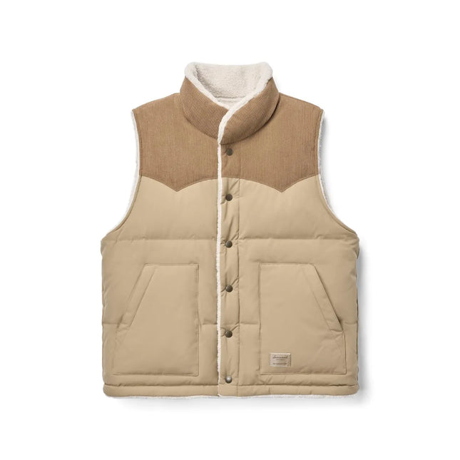 Sherpa-Hihaton Käännettävä Takki / Miesten - Beige