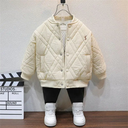 Sherpa-Vuorattu Takki / Lasten - Beige