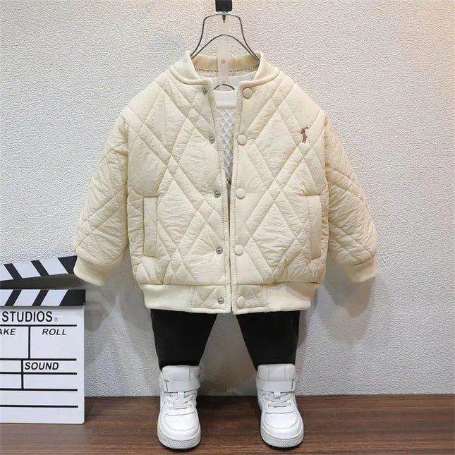 Sherpa-Vuorattu Takki / Lasten - Beige