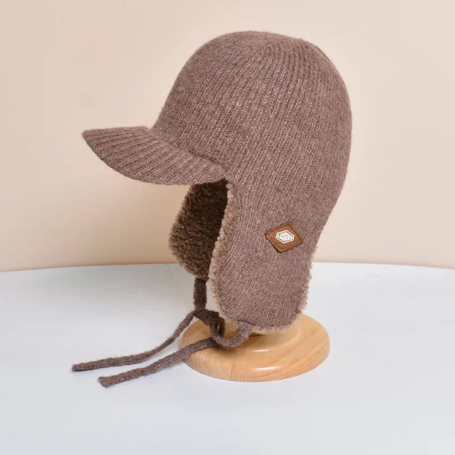 Sherpa-Vuorattu Pipo / Miesten & Naisten - Ruskea (55-60 Cm)