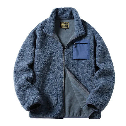 Sherpa-Taskullinen Fleecetakki / Miesten - Sininen