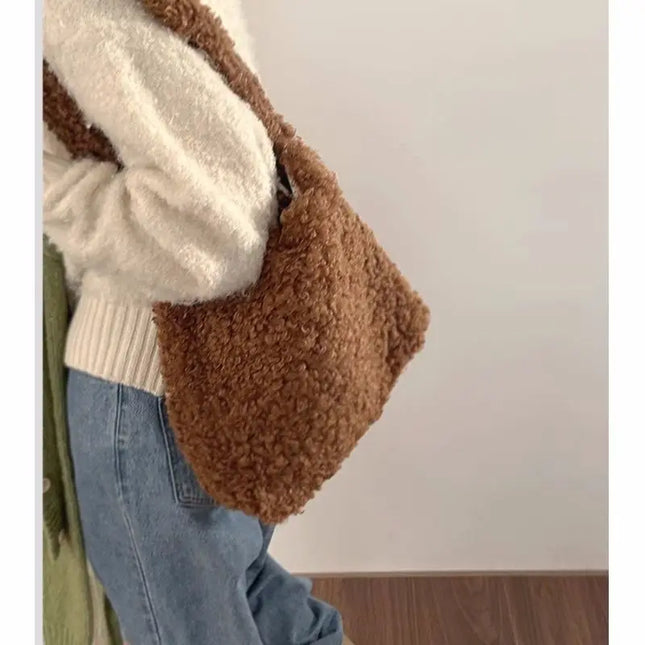 Sherpa-Lammas-Tote-Laukku - Ruskea