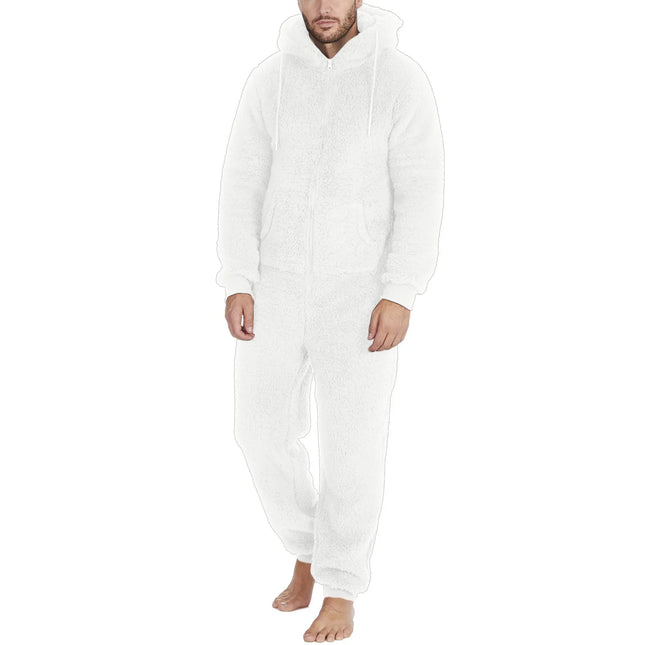 Sherpa-Pyjama / Miesten - Valkoinen